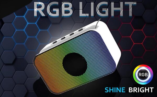 5W Bluetooth Speaker with Mic & Long Playtime, HD Surround Sound and Rich Bass, Also Support Pen Drive, SD Card, - Image 4